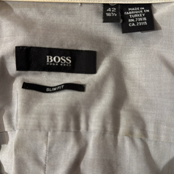 Hugo Boss Mens Dress Shirt Size 42 - Picture 3 of 3